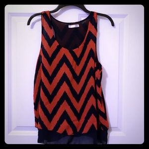 A'Gaci dark pink and navy tank top!